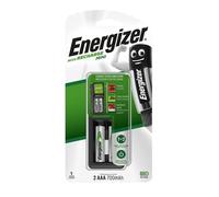 Energizer Accu Recharge Mini CH2PC4 - 5 - 12 h chargeur de batteries - (pour 2xAA/AAA) 2 x AAA / HR03 - NiMH - 700 mAh - 200 mA - noir