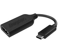 Energizer Adaptateur USB-C vers HDMI 4K - Convertisseur Vidéo Ultra HD Haute Résolution - Câble 12cm Robuste - Plug & Play pour MacBook, PC Portable, Tablette et Écrans Externes - Noir