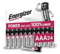 Energizer Piles Alcalines AAA 1,5V, Pack de 24 Piles Premium Longue Durée, Technologie Avancée, Haute Performance, Fiables pour Télécommandes, Jouets, Appareils Électroniques, Durabilité Maximale