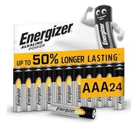 Energizer Alkaline Power - Piles AAA (Lot de 24) - Alcaline 1,5V - Énergie Longue durée - Idéales pour Les appareils du Quotidien - Emballage 100% Recyclable - Conservation 7 Ans [Exclusivité Amazon]