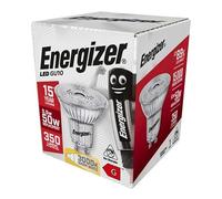 Energizer Ampoule LED à économie d'énergie à intensité variable, Verre, Blanc chaud/blanc., 5 Watts, GU10