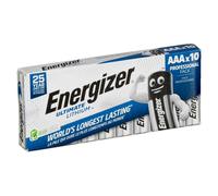 Energizer Piles Lithium Ultimate AAA L92 1,5V 1260 mAh FR03 Pack de 10