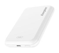 Energizer QM5000 banque d'alimentation électrique Lithium Polymère (LiPo) 5000 mAh Recharge sans fil Blanc