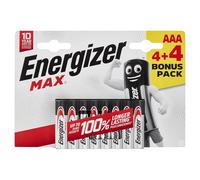 E303328000 Energizer Max E92 BP 8 4+4 gratuit