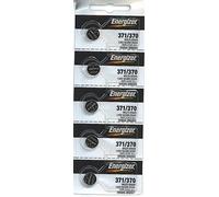 Energizer Batteries 371/370 (SR920W SR920SW) Silver Oxide Watch Battery. On Tear Strip, Lot de 5