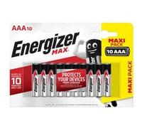 Energizer - Blister de 10 Piles - ENR Max - AAA - Piles Alcalines G