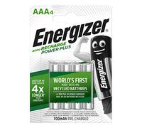 ENERGIZER Blister de 4 Accus Piles rechargeables HR03 Power Plus AAA 700mah