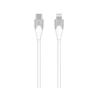 Energizer - Câble de Charge Lightning/USB-C 1,2 m - Câble Chargeur Rapide (2,4 A/480 Mbps) - Blanc
