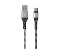 ENERGIZER CABLE USB-C BRAIDED AND METAL 2M SILVER