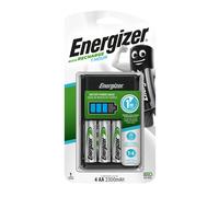 Energizer Chargeur 1h pour piles AA et AAA + 4 piles AA 2300 mAh