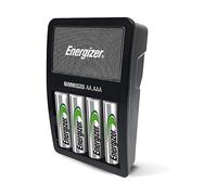 ENERGIZER Chargeur de Piles NiMH 1.2V pour 4 AA avec Indicateur LED Noir
