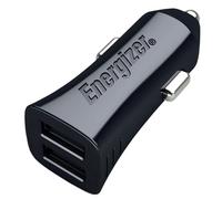Energizer - Chargeur de Voiture Allume-Cigare 17W, Double Port USB-A (3.4A), Charge Rapide et Simultanée pour Smartphones, Tablettes, GPS et Accessoires, Design Compact, Noir