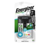 Energizer Chargeur Pro pour piles AA et AAA + 4 piles AA 2 000 mAh