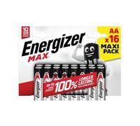 16 Piles Alcalines AA / LR6 Energizer Max