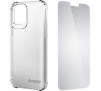 Energizer - Coque iPhone 12 & 12 Pro Antichoc Transparente + 1 Ecran de Protection - Protection Jusqu'à 1,2 m