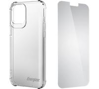 Energizer - Coque iPhone 12 Mini Antichoc Transparente + 1 Ecran de Protection - Protection Jusqu'à 1,2 m