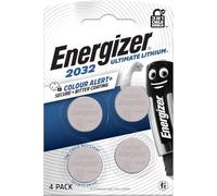 Energizer Piles bouton CR2032 Ultimate Lithium 3V – 4 pièces