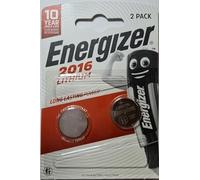 Energizer CR2016 batterie au lithium pour petit Electronics 5000lc 90 mAh 3 V Ref 626986 [Lot de 2]