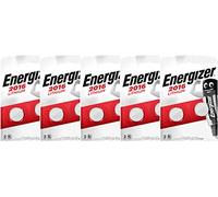 Energizer CR2016 Lot de 5 Piles au Lithium 3 V (Total 10 Piles)