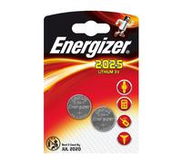 Energizer CR2025 piles boutons lithium 3V ø 20 mm (pack de 2)