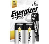 Energizer -Batterie Alkaline Alimentation C (Bébé/LR14/E93 2er-pack)