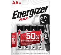 Energizer E303323700 Pile Max alcaline AA / Mignon / LR6 4 pièces
