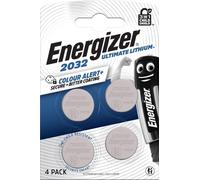 Energizer E304206100 CR2032 Ultimate Pile bouton au lithium, pack de 4