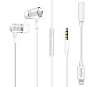 Energizer - Ecouteurs Filaires avec Adaptateur Lightning - télécommande 3 Boutons