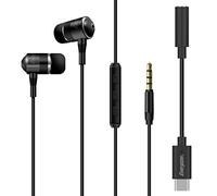 Energizer - Ecouteurs Filaires avec Adaptateur USB-C - télécommande 3 Boutons