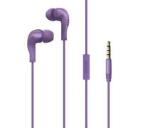 Energizer - Ecouteurs Intra-Auriculaires filaires, télécommande 1 Bouton de contrôle - Connectivité: câble Jack 3,5 mm - Couleur : Violet