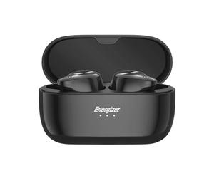 Energizer - Écouteurs sans Fil Bluetooth 5.2 - Intra-Auriculaires TWS - Son HD Clair - Commandes Tactiles - 5h Autonomie + Boîtier Recharge - Micro Intégré - Léger, Confortable et Stable - Noir
