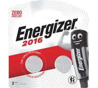 ENERGIZER Energizer 2016 3V Lithium Button Cell Battery Retail Pack - 2-Pack by Energizer Batteries (English M
