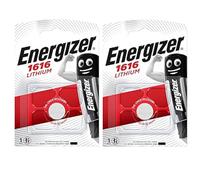 ENERGIZER Energizer CR1616 Lot de 2 piles bouton au lithium 3 V