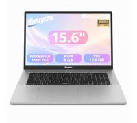 Energizer EnergyBook 15.6 Pouces FHD PC Portable (Intel P6500Y, RAM 4Go, SSD 128Go, Intel UHD Graphics 615, Windows 11 Home) - Clavier QWERTY, Gris Fonce