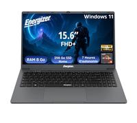 Energizer EnergyBook Pro 15,6" PC Portable - Écran FHD IPS, AMD Ryzen 5, 8Go RAM, 256Go SSD, Windows 11 - Clavier AZERTY Français - Ordinateur Portable Bureautique, Gris