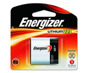 ENERGIZER Eveready - E2 Lithium Photo Battery, For Film Cameras, 6 Volt, Sold as 1 Package, EVEEL223APBP
