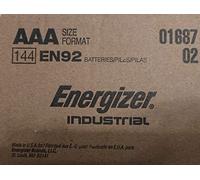 Energizer Industrial EN92 AAA 144 Counts Batteries - Made in The USA