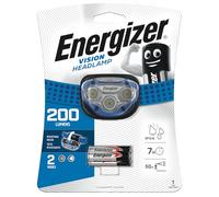 Energizer Lampe frontale Vision 200 HL TC LED – Autonomie accrue – Réglable