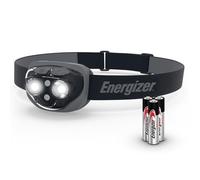 Energizer Lampe Frontale LED Vision Ultra 360 Lumens, Mode Boost + 7 Modes d'Éclairage, Portée 100m, IPX4 Anti-Pluie, Bandeau Premium Anti-Transpiration, Piles AAA Incluses [Exclusivité Amazon]