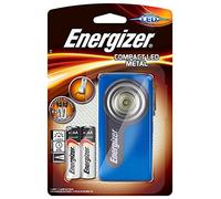 Energizer Lampe Torche Compact LED Metal + 3 Piles LR06/AA - La Torche + 3 Piles ENEFLCOMLED3AA 1 Unité (Lot de 1)