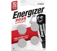 4 Piles CR2025 Energizer Bouton Lithium 3V