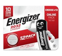 Energizer Lithium - CR 2032 Pile Bouton (Lot de 12) - Piles 3V - pour L'Air Tag, Clés, appareils Maison, Sport et médicaux - Emballage sécurisé - Conservation 10 Ans [Exclusivité Amazon]