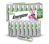 Energizer Lot de 16 Piles AA Rechargeables - Pré-chargées - 1,2 V NIMH - 2 000 mAh - 16 Count