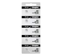 Energizer Lot de 5 Piles Bouton 321 SR616SW en oxyde d'argent pour Montre