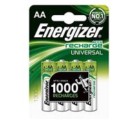 ENERGIZER Lot de 6 Blisters de 4 Accus Piles rechargeables HR6 Universal AA 1300mah