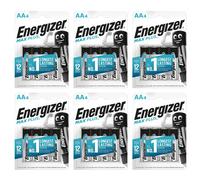 Energizer Lot de 6 Blisters de 4 Piles Alcaline MAX PLUS AA / LR6 1,5V