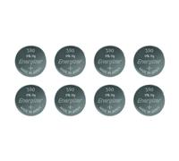 ENERGIZER Lot de 8 Blisters de 1 Pile Oxyde d'Argent pour montre 390/389 SR54 SR1130W