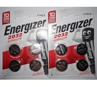 Energizer Lot de 8 piles bouton au lithium CR2032 3 V Dl2032 Ecr2032