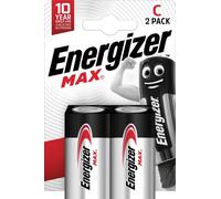 Energizer Max C Piles Alcalines, Multicouleur - Lot de 2