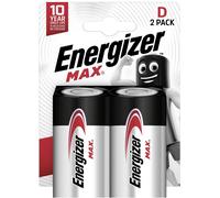 Energizer Piles alcalines MAX D/LR20 1,5 V – Lot de 2